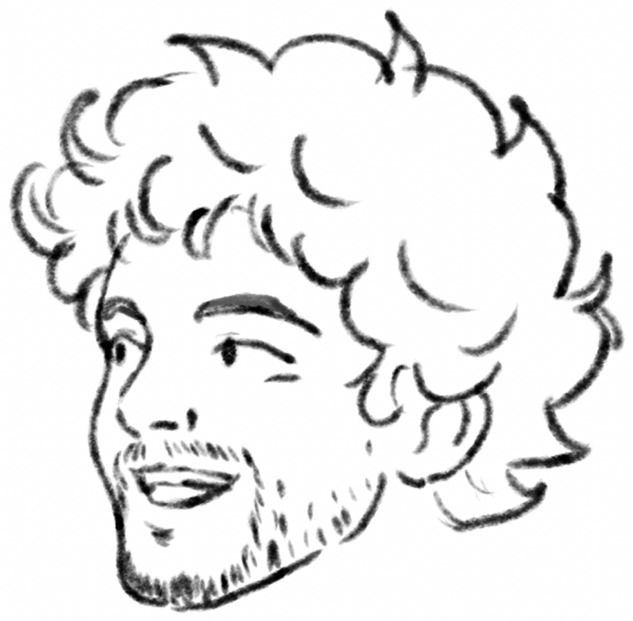 Caricature of Tito Ras